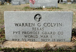 Warren Griffin Colvin 