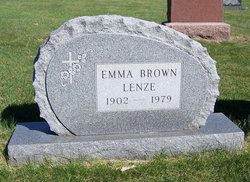 Emma <I>Brown</I> Lenze 