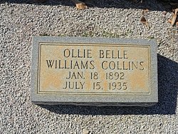 Ollie Belle <I>Williams</I> Collins 