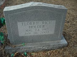 Florrie <I>Rich</I> Holder 