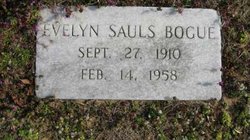 Mary Evelyn <I>Sauls</I> Bogue 