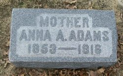 Anna <I>Preston</I> Adams 