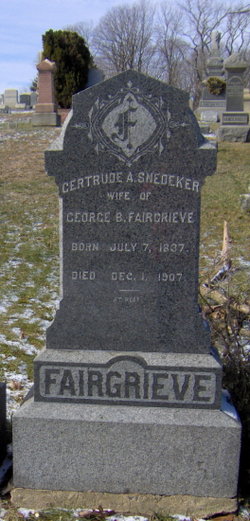 Gertrude A <I>Snedeker</I> Fairgrieve 