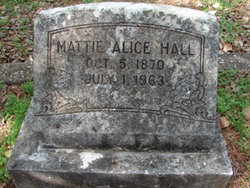 Mattie Alice Hall 