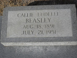 Callie Eudell <I>Horne</I> Beasley 
