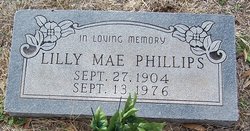 Lilly Mae <I>Tucker</I> Phillips 