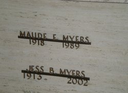Maude Elizabeth <I>Lindsey</I> Myers 