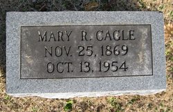 Mary R <I>Eaton</I> Cagle 