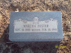 Martha Delilah <I>Walker</I> Foster 