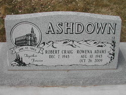 Rowena <I>Adams</I> Ashdown 
