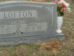 Amanda Jane <I>Arrington</I> Lofton 