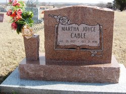 Martha Joyce Cable 