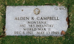 PFC Alden R Campbell 