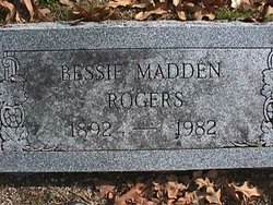 Bessie <I>Madden</I> Rogers 