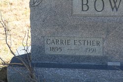 Carrie Esther <I>Weems</I> Bowen 