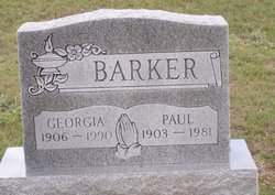Georgia Marie <I>Daniels</I> Barker 