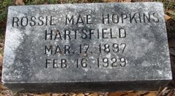 Rossie Mae <I>Hopkins</I> Hartsfield 