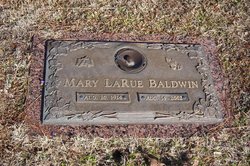 Mary LaRue <I>Gentry</I> Baldwin 