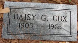 Daisy G Cox 