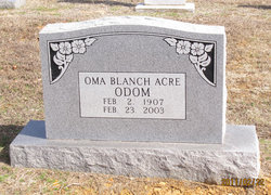 Oma Blanch <I>Acre</I> Odom 
