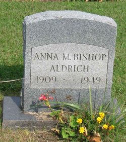 Anna M <I>Bishop</I> Aldrich 