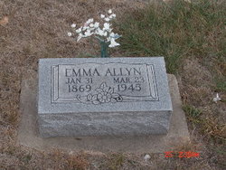 Emma Caroline <I>Mills</I> Allyn 
