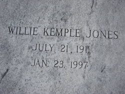 Willie Kemple Jones 