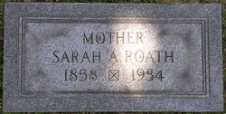 Sarah Anne <I>Morgan</I> Roath 
