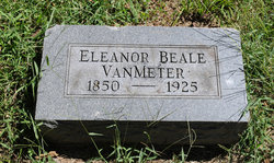 Elizabeth “Eleanor” <I>Beale</I> VanMeter 