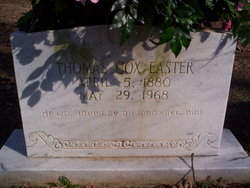 Thomas Cox Easter 