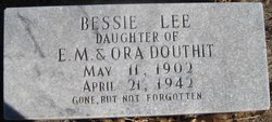 Bessie Lee <I>Douthit</I> Mahoney 