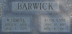 Rosa <I>Lane</I> Barwick 