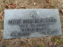 Moses Bell “Mose” Blackard 