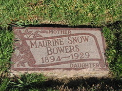 Maurine Zetta <I>Snow</I> Bowers 