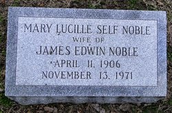 Mary Lucille <I>Self</I> Noble 