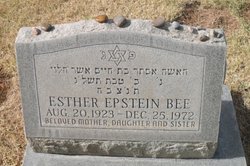 Esther <I>Epstein</I> Bee 