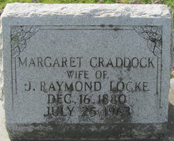 Margaret <I>Craddock</I> Locke 
