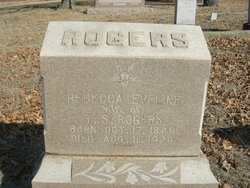Rebecca Eveline <I>Roper</I> Rogers 