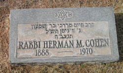 Rabbi Herman M. Cohen 