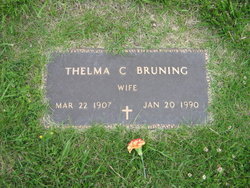 Thelma Camille <I>Ross</I> Bruning 