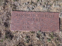 Elizabeth Theresia Decker 