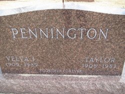 Velva <I>Taylor</I> Pennington 