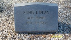 Annie Jeane <I>Fulton</I> Dean 