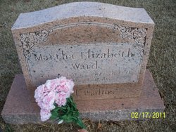 Martha Elizabeth <I>Haley</I> Ward 
