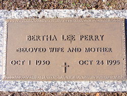 Bertha <I>Lee</I> Perry 