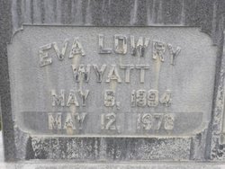 Eva <I>Lowry</I> Wyatt 