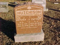 Martha Elizabeth <I>Crain</I> Hutchison 