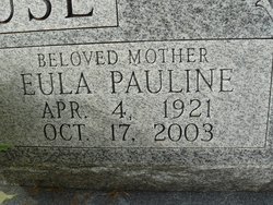 Eula Pauline <I>Patman</I> Greathouse 