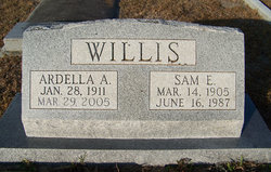 Ardella Alma <I>Mullis</I> Willis 