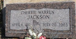 Cherrie <I>Warren</I> Jackson 
